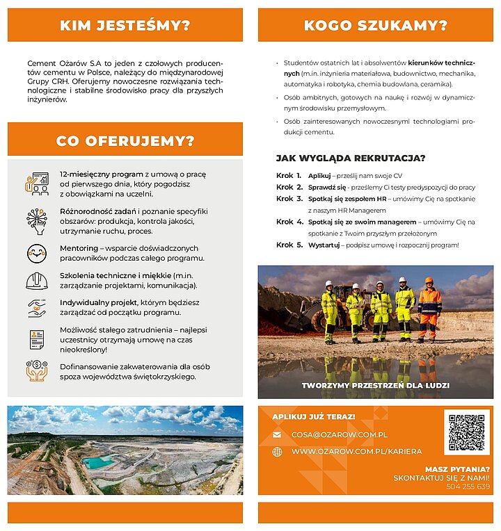 Graduate Program w Cement Ożarów S.A.