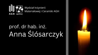 Odeszła prof. dr hab. inż. Anna Ślósarczyk Odeszła prof. dr hab. inż. Anna Ślósarczyk