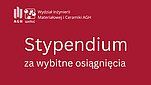 grafika z napisem stypendium za wybitne osiągnięcia