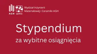 grafika z napisem stypendium za wybitne osiągnięcia