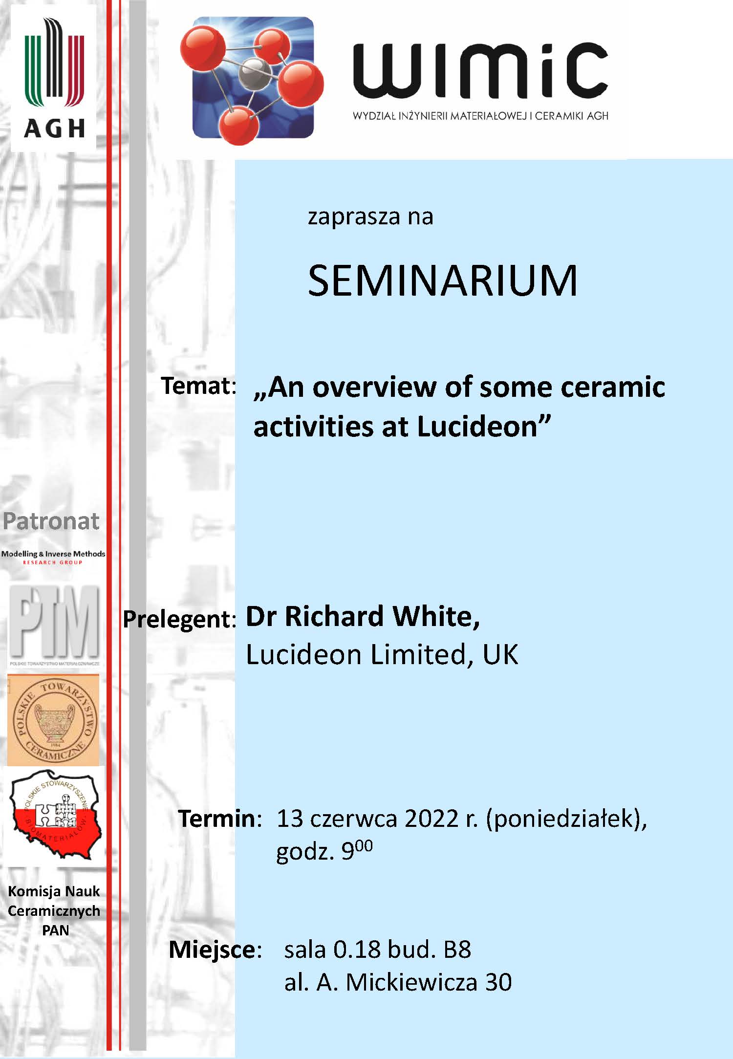 Read more about the article Seminarium WIMiC – Dr Richard White