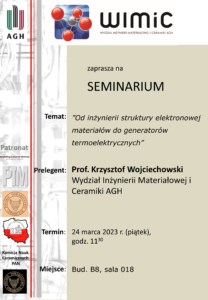 Read more about the article Seminarium WIMiC –  Prof. Krzysztof Wojciechowski